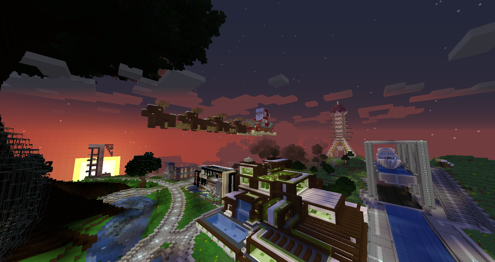 Weihnachten am Spawn